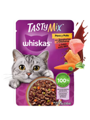 Caja Whiskas Tasty Mix Alimento Húmedo (12 sobres)