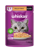Caja Whiskas Alimento Húmedo (12 sobres)