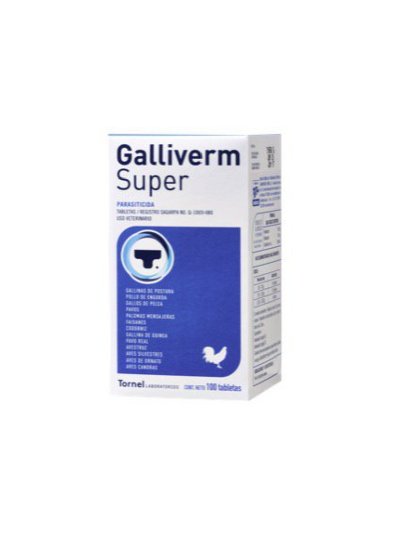 Galliverm Super Tabletas (100 tbs)