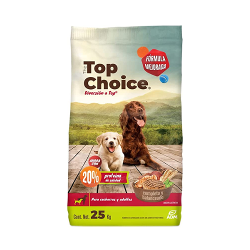 Top Choice cachorros y adultos (25 KG.)